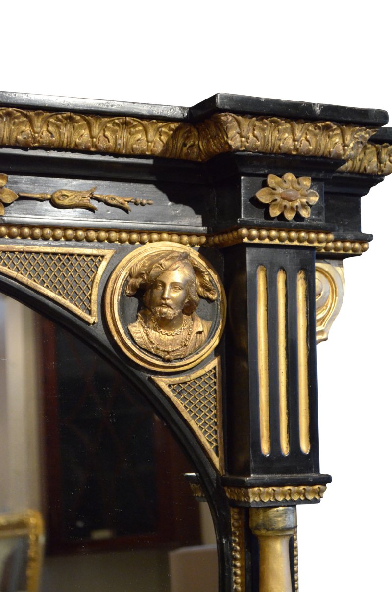 Superb Large Victorian Gilt Wall Mirror Overmantel H164cm - Image 11